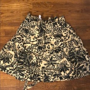 Anthropologie Paper Bag Skirt